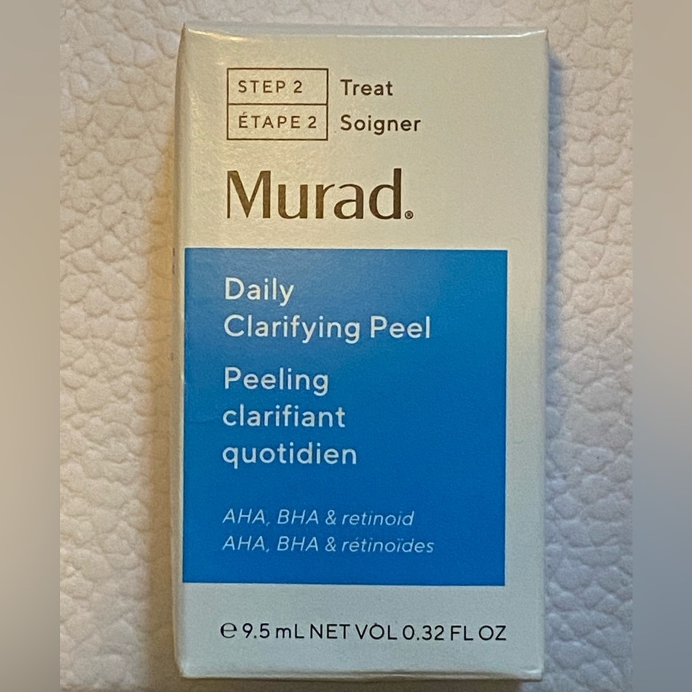Murad Daily Clarifying Peel - Blue and White Packaging 9.5 ml Travel size